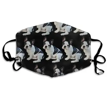 

Comfortable Two Layer Dust Mask, Soft French Bulldog Face Mask Cover Mouth for Adults and Teens