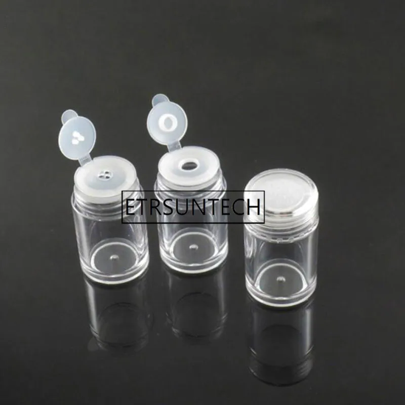 

500 шт. прозрачные 10 мл пустые косметические сита рассыпчатые баночки для пудры контейнер с завинчивающейся крышкой бутылка из серии «сделай сам» для инструментов для макияжа многоразовые флаконы