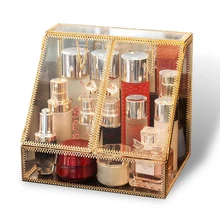 Органайзер для макияжа, держатель для кистей, жемчужный органайзер, акриловый Органайзер для макияжа, коробка, хранилище косметичка органайзер для макияжа