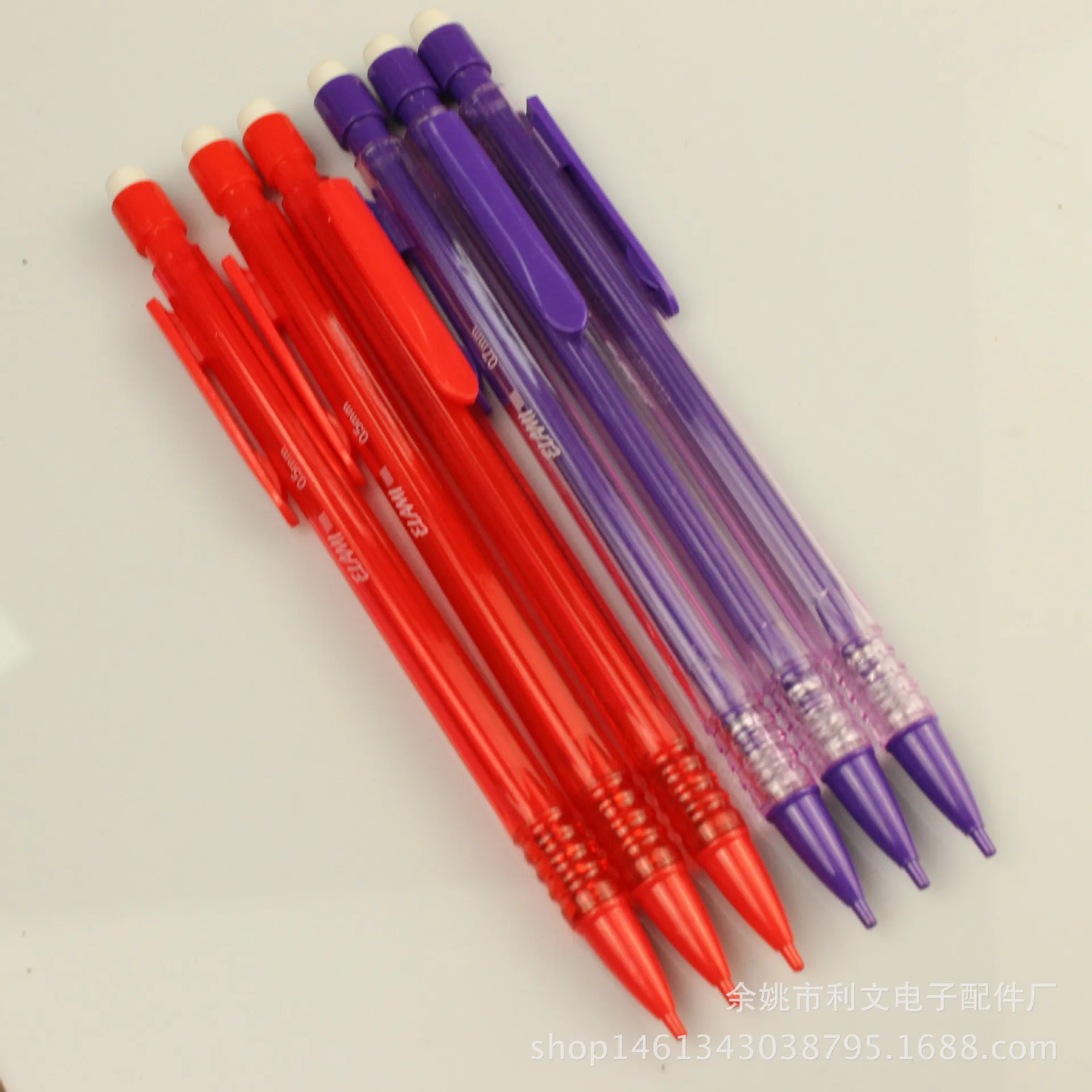 

Translucent Resin Material Hexagonal Barrel Screw Handle Activity Pencil Simplicity Export Propelling Pencil