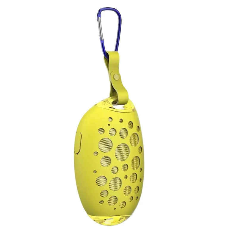 Yellow Манго беспроводной Bluetooth динамик Mg X1 открытый стерео динамик с микрофоном крюк портативный Ip54 Водонепроницаемый поддержка громкой связи вызов - Цвет: Yellow