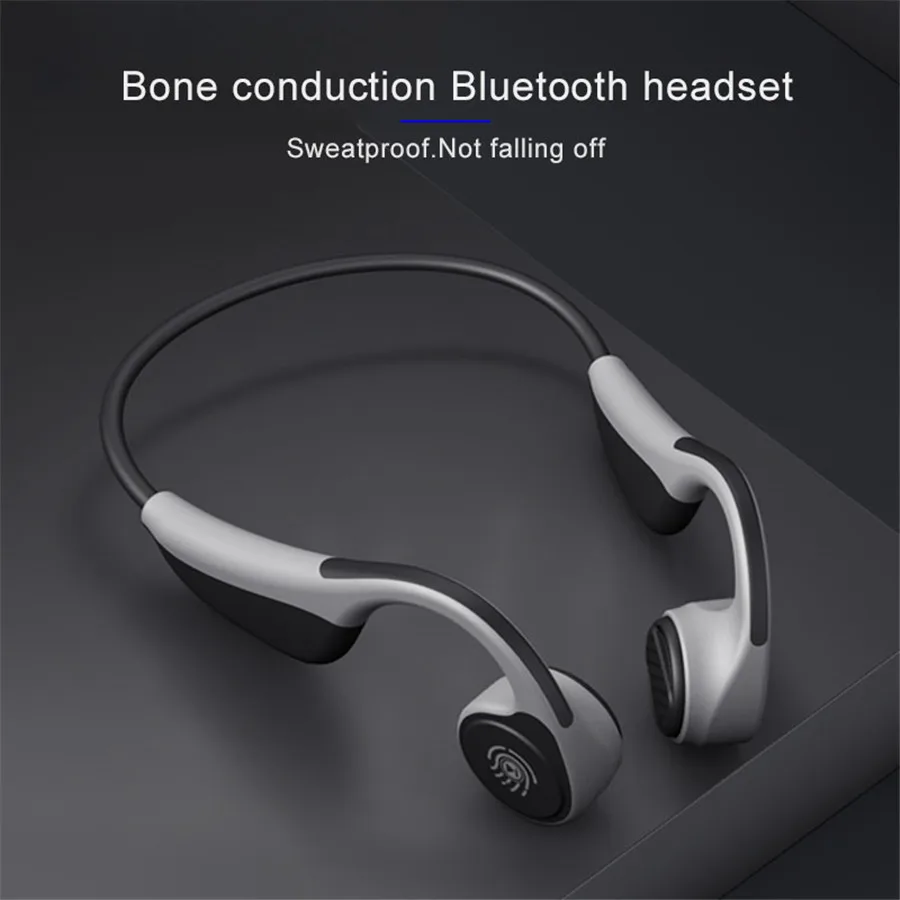 New Headphone Bone Conduction Earphone Not In Ear Waterproof IPX5 Bluetooth Wireless Ligh Weight Headset For Driving Running Hot