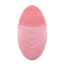 Ионный Очищающий Инструмент Usb База зарядка глубокое очищение лица Электрический Очиститель удаление макияжа остаточная сухая и влажная лица
