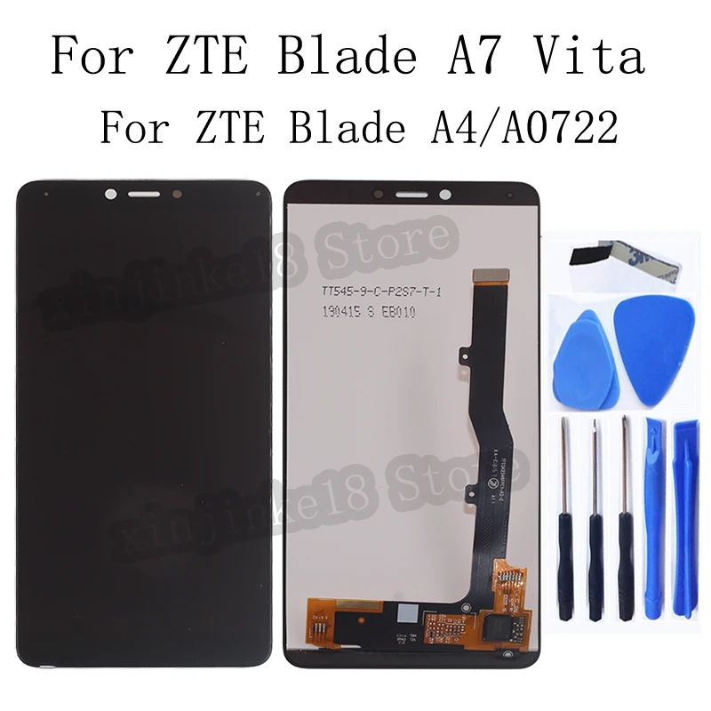 ЖК дисплей для ZTE Blade A7 VIta A4 A0722 дигитайзер сенсорного экрана в сборе Vita запасные