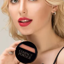 Natural Face Powder Mineral Foundation Oil-control Brighten Concealer Whitening Makeup Pressed Powder Makeup