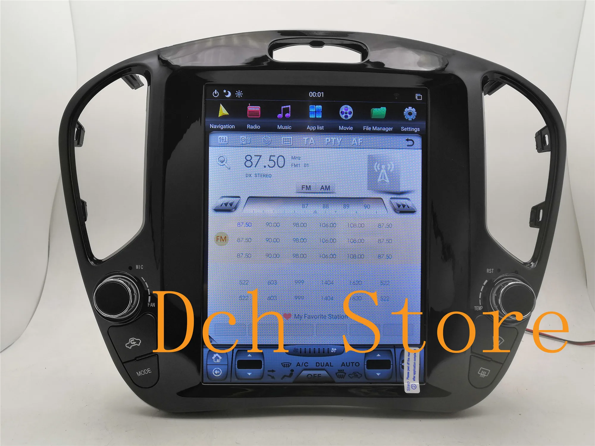 10,4 ''Тесла стиль Android 8,1 Авто DVD gps плеер для nissan juke Infiniti esq- Радио Стерео Головные устройства PX6 navi