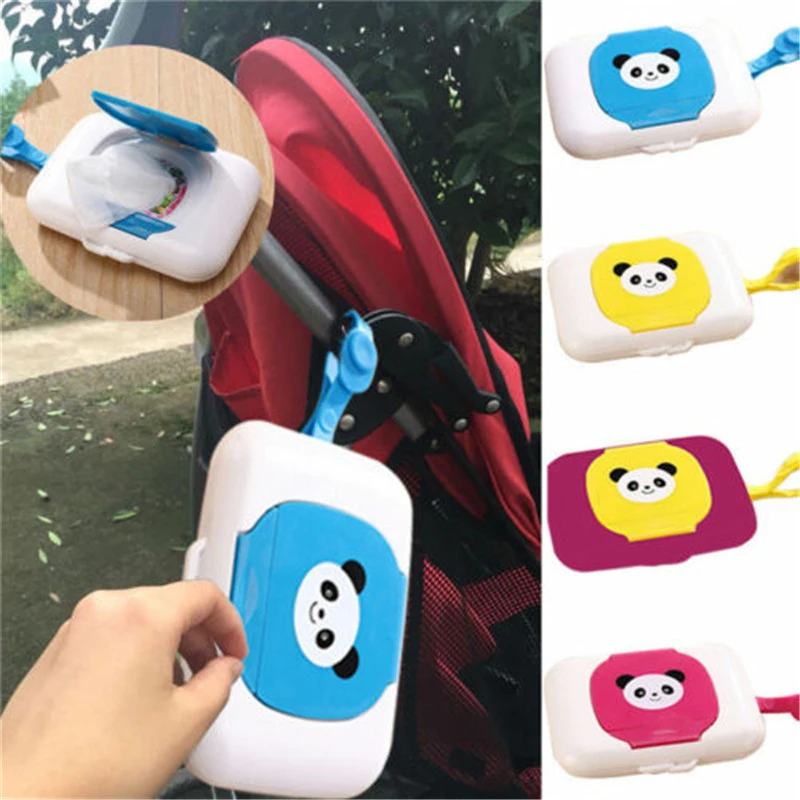 Outdoor travel kids newkids wet wipes bag towel box clean carrying case WRDE 