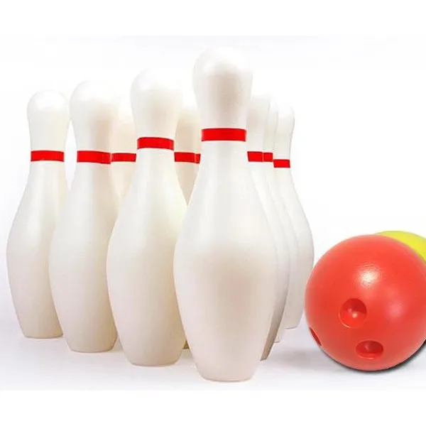 Большой размер Белый Цвет Боулинг бутылка мяч Детская игрушка Спорт на открытом воздухе suzakoo - Цвет: Белый