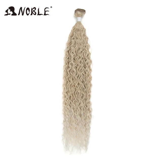 Noble Kinky Curly Ombre hair bundles Synthetic hair  Super Long Curl 1 Pcs 28