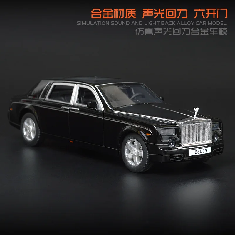 Модель фантомного автомобиля из сплава 1:32 модель игрушечного со светильник кой