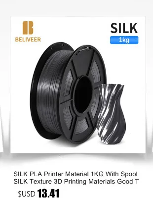 Muti-Color PLA PETG SILK Filament 1.75MM 1KG Suitable For All Types Of FDM3D Printers Accuracy Dimension +/-0.02MM VacummPacking