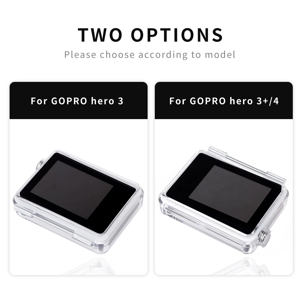 Для GoPro BacPac ЖК дисплей монитор go pro Hero 3 + 4 Bacpac экран задняя дверь чехол для Gopro