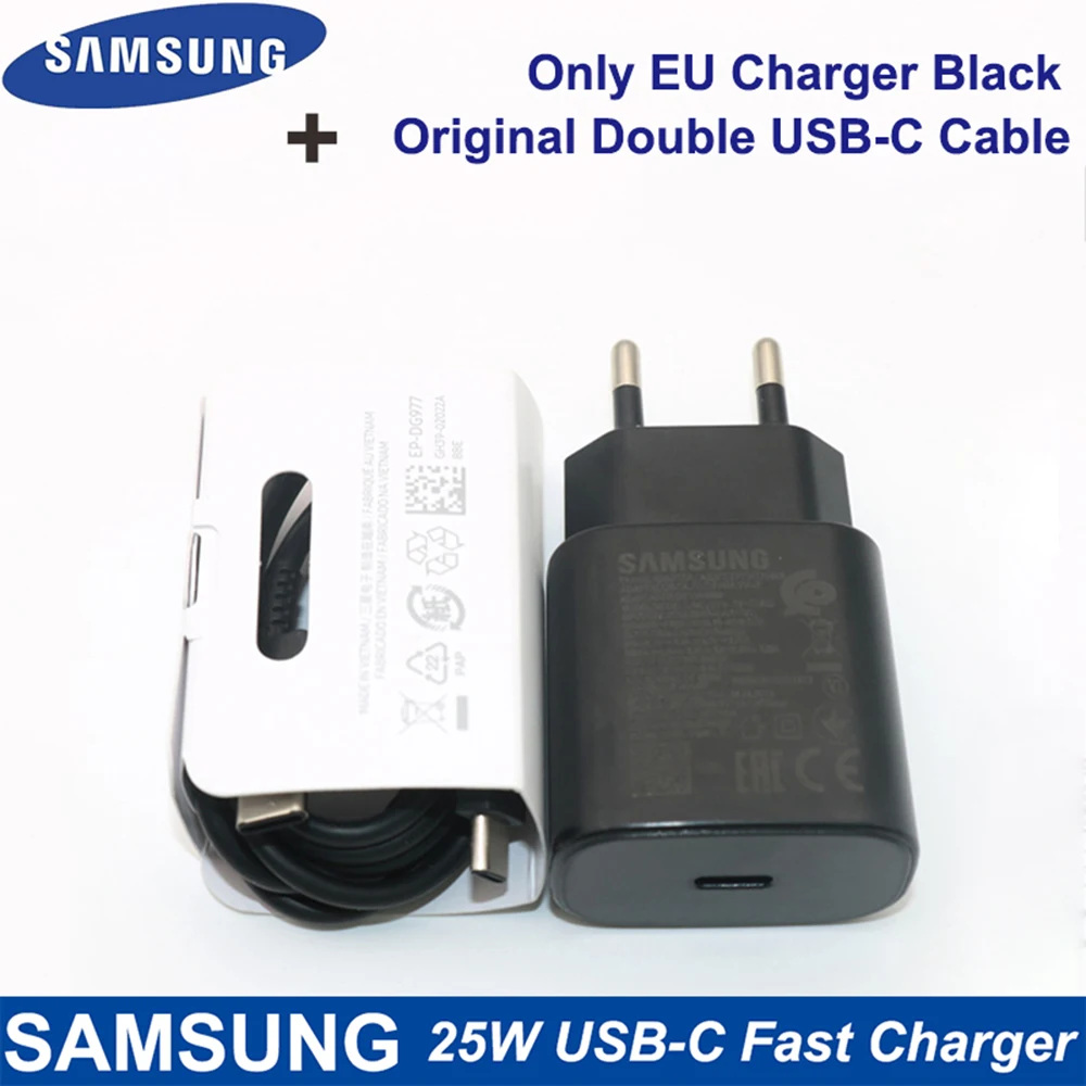 airpods usb c Original Samsung S20 5G 25W Charger Surper Fast Charge USB Type C Pd PPS Quick Charging For Galaxy Note 20 Ultra Note 10 S21 usb c fast charge Chargers