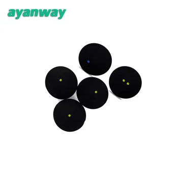 

AYANWAY Quality Squash Ball Single Blue Dot Single Yellow Dot Two Yellow Dots Standard British Squash Balls Slow Fast
