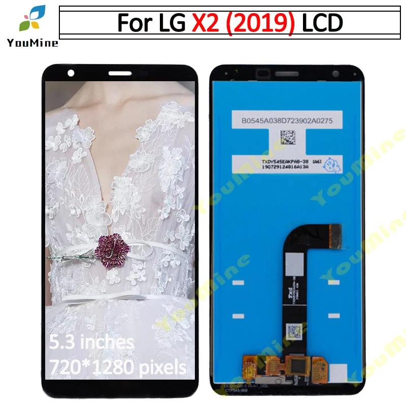 

5.3" For LG X2 2019 LCD Display Touch Screen Digitizer Assembly Replacement Parts For LG X2 2019 LCD +Tools