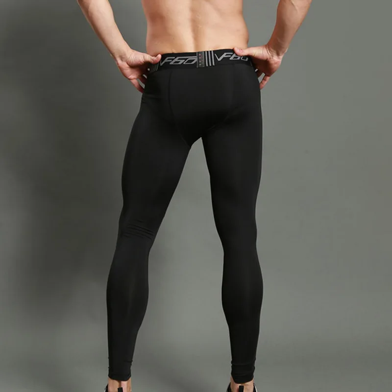 

Breathable Leggings Gym Men Skinny Pants Fashion Letter Print Sport Trousers Causal Elastic Waist Bodybuilding Sportwear Joggers