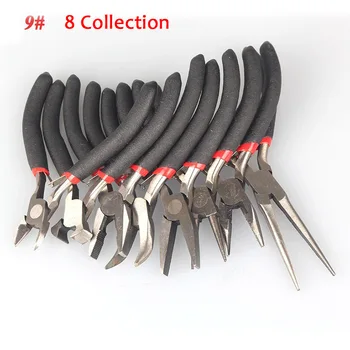 

New Hot 1/8pcs Jewellery DIY Making Beading Mini Pliers Tools Kit Set Round Flat Long Nose SMD66