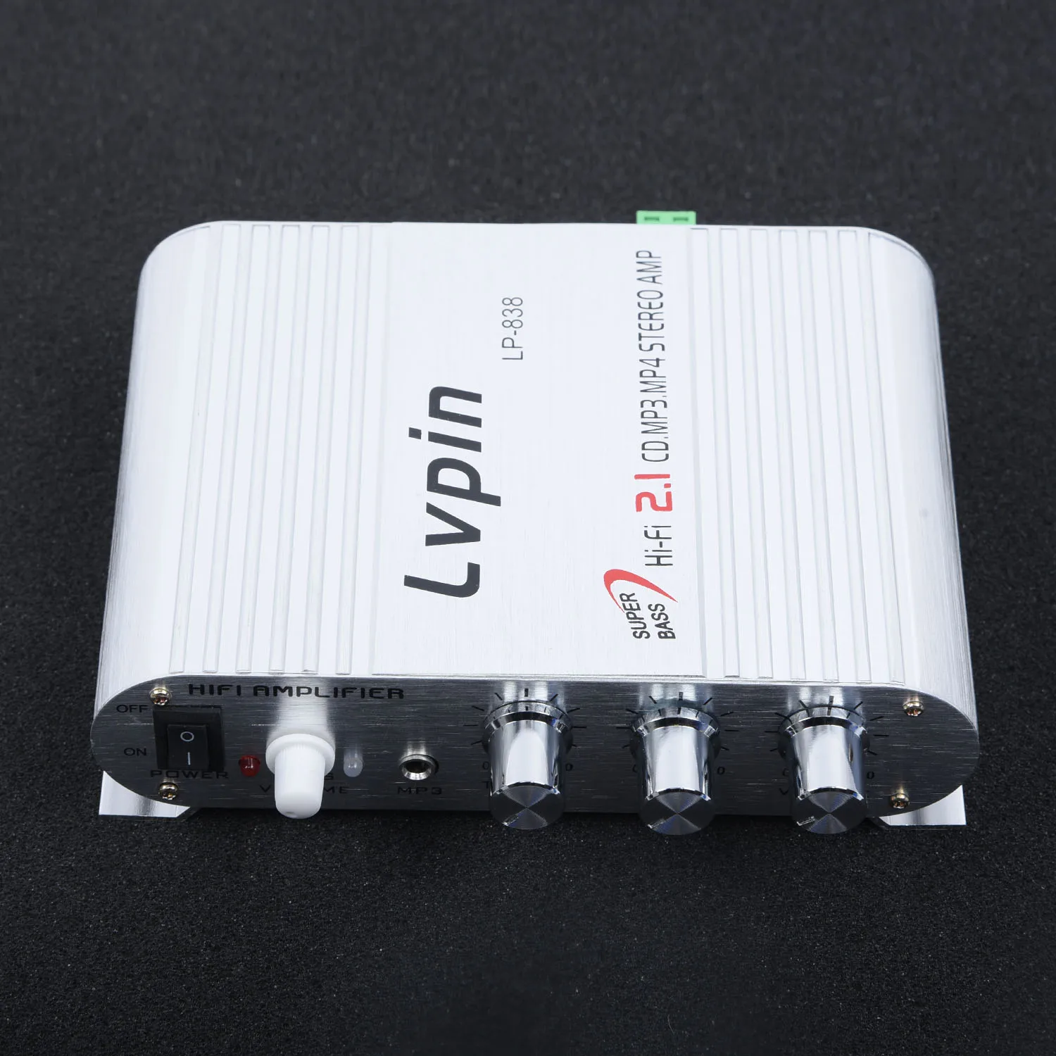 Усилитель стерео усилитель для автомобильного сабвуфера домашний Hi-Fi 2,1 MP3 300W 12V 2A радио высокое качество
