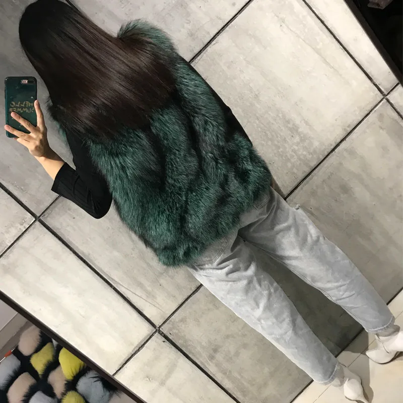 ladies fur vest women real fur vest natural fur gilet