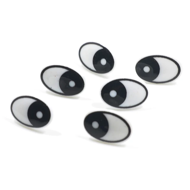 60 Pieces Oval Shape Plastic Safety Eyes for Teddy Bear Doll Animal Puppet  Craft Doll Making Accessories Craft Supplies 20x13mm - AliExpress