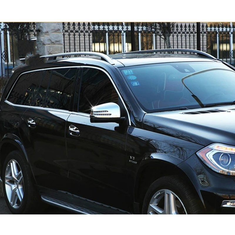 Чехол для бокового зеркала заднего вида Mercedes W166 C292 X166 GLE Wagon Coupe ML GL GLS Class Chrome