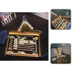 Décoration de bureau créative Style coréen, tableau d'écriture réutilisable et polyvalent pour la maison 