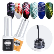 Проволочный рисунок гель для ногтей паутина творческая линия Гель-лак для живописи потянув лак шелк дизайн аксессуары LA731