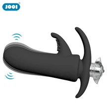 JOOI Electric Anal Plug Clitoris G-spot Massage Woman Masturbator Stimulator Anal Silicone Vibrator for Beginner Use AAA Battery