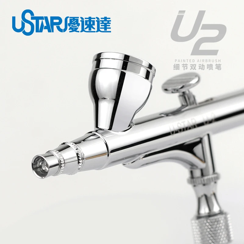 Airbrush Accessories 0.2/0.3/0.5MM Nozzle & Needle & Nozzle Cap & Multi  Function Reamer & Nozzle Wrench Replacement Parts