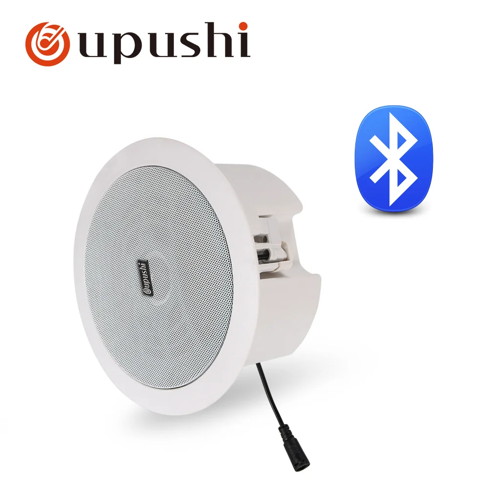 Oupushi KS812A bluetooth Встроенный потолочный динамик 4,5 дюймов и АБС экологически чистые материалы