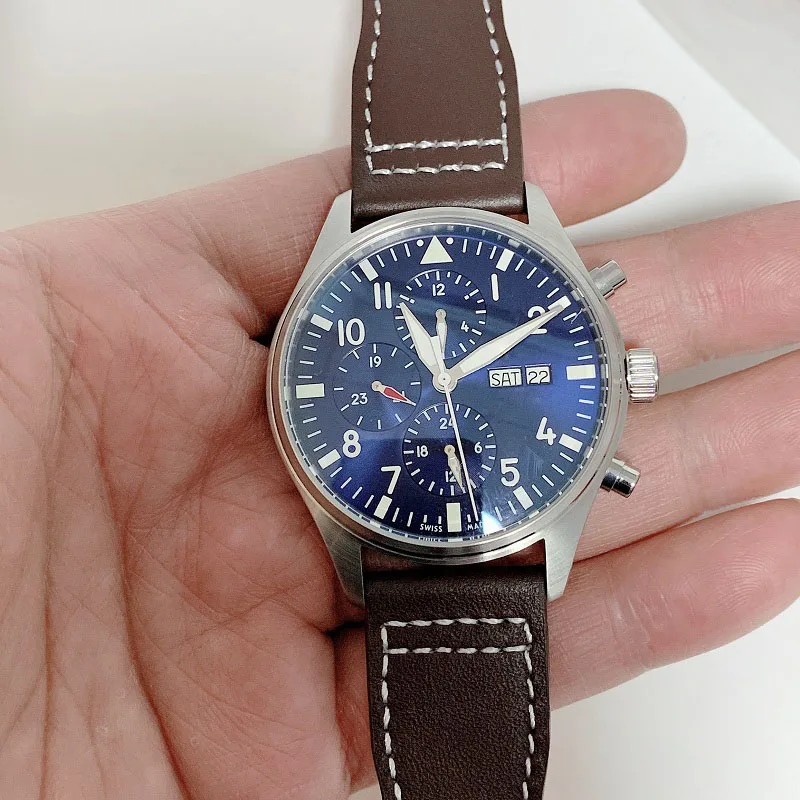 

Watch Men Pilot B-Uhr Petit Prince Edition Timing Multi Functional Stainless Steel Waterproof Luminous Date Sapphire Crystal AAA