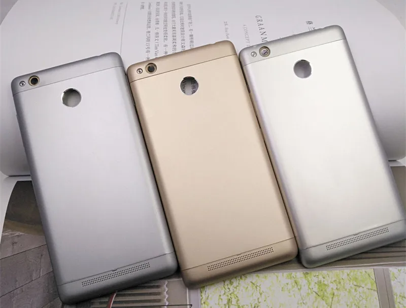 Подарок+ чехол на заднюю панель мобильного телефона для Xiaomi Redmi 3 задняя крышка батареи для Xiaomi Redmi 3S Задняя крышка батареи