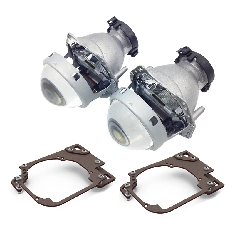 lens and bracket TAOCHIS автомобильный Стайлинг переходный адаптер каркаса Hella 3R G5 объектив проектора модифицированный кронштейн для HYUNDAI IX55(VERACRUZ) 2006-2012 - Цвет: lens and bracket