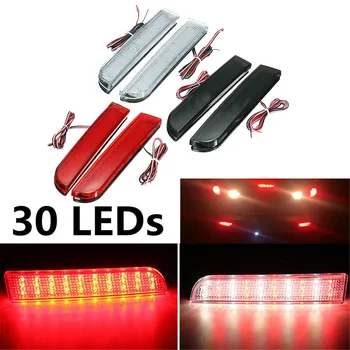 

2pcs 30LED Rear Bumper Reflector Tail Brake Stop Running Light For Mitsubishi