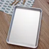 33*45*2.5 CM Kitchen Storage Trays Pan Stainless Steel Rectangle Food Cake Bread Baking Plates Household Bakeware Cooking Tools 1