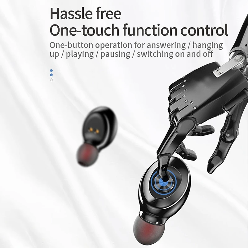 XG8 TWS Bluetooth 5 0 Earphone Stereo Wireless Earbus 8D HIFI Sound Sport Earphones Handsfree Gaming Headset with Mic for Phone