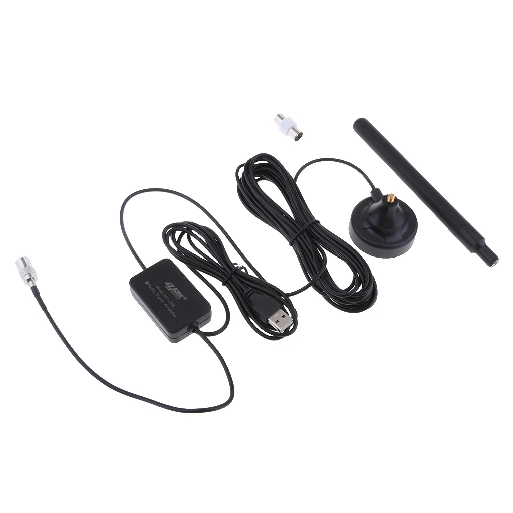 Lovoski Home Radio FM Antenna Signal Amplifier Enhanced Booster