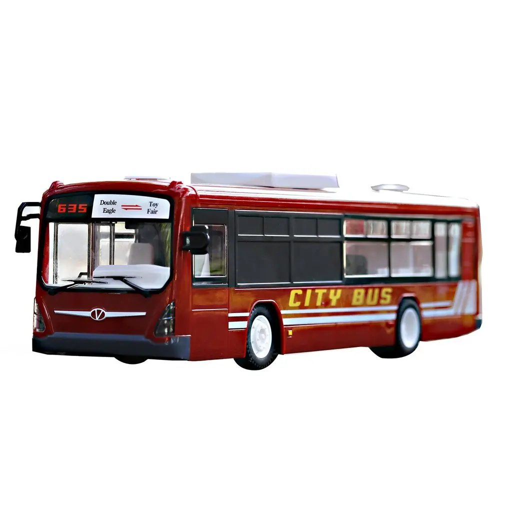 

RC Truck 2.4Ghz Electric Remote Control Bus Car Vehicles with Sounds and LED Lights for Kids Birthday Xmas Gift E635-003