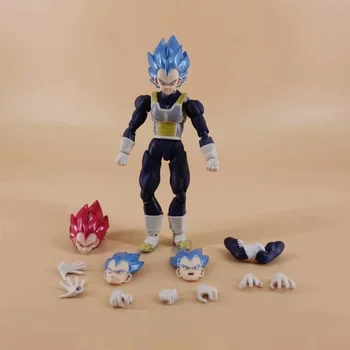 

Anime SHF Dragon Ball Super Broly Vegeta Buu Action Figure DBZ Goku Broly Figurines PVC Model Toys