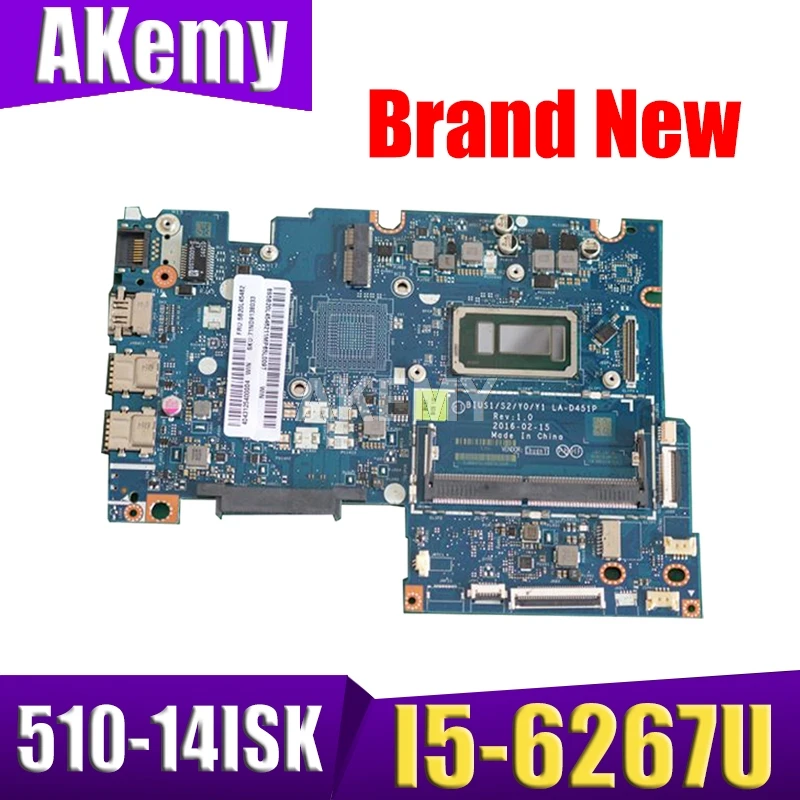 LA-D451P 5B20L46036 motherboard For Lenovo Flex4-1470 Yoga 510-14ISK Laptop Motherboard i5-6267U CPU 100% test work | Компьютеры и