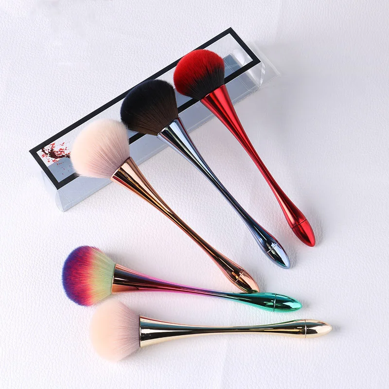 1Pc Girl Powder Foundation Brush Flame Beauty Thin Waist Handle Eye Shadow Portable Cosmetic Blush brushes For Women Makeup Tool | Красота и