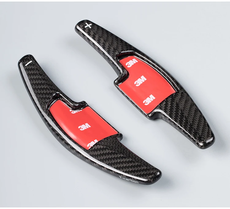 T-carbon Carbon Fiber Steering Wheel Paddle Shifter Extension For Honda Spirior Acura RDX Car Gear Accessories