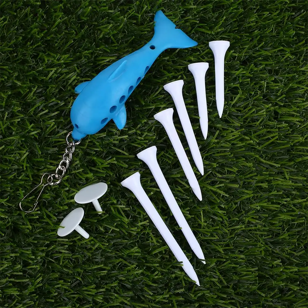Golf Ball Fork Shark Ball Seat Trainging Aids Cushion Top A275 TPE Sporting Outdoor Golf Nail Seat Training Leisure Playing