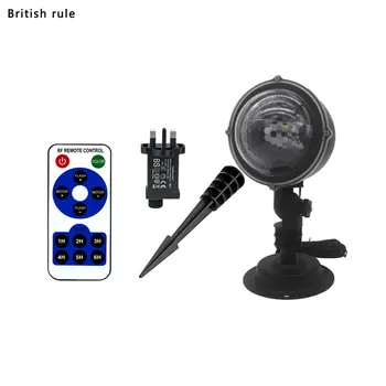 

LED Festive Projection Lamp Christmas Halloween Projection Lamp Hd Pattern Holiday Decoration Lawn Garden Decor Light UK/US/EU