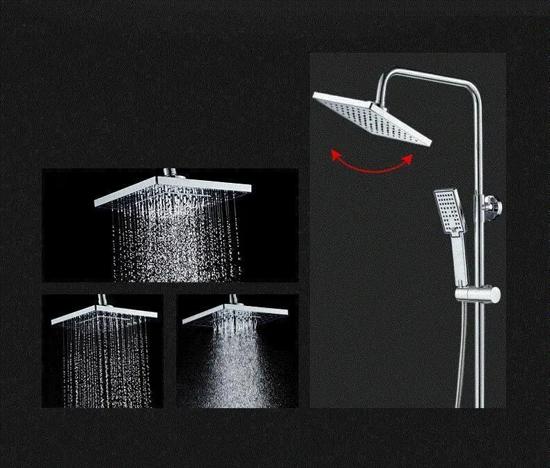 Черный Dusche Duschset Piscina Preto Regadera De Dusch система Choveiro панель Ducha Chuveiro Do Banheiro Душевая система для ванной комнаты
