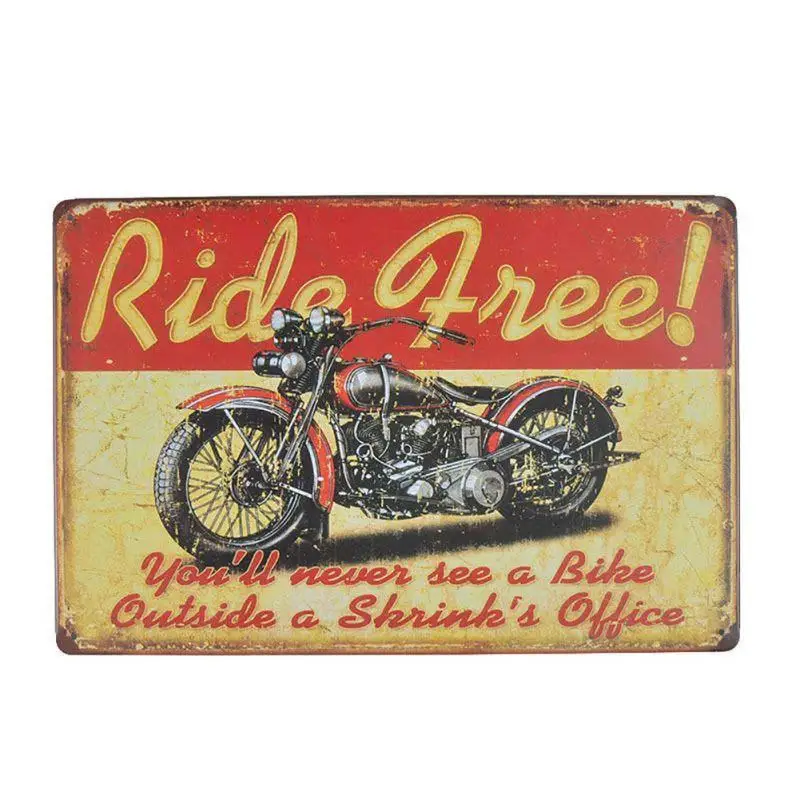 

Vintage Retro Metal Iron Painting Signs Poster Plaque Bar Pub Wall Home Decor Vintage Plate Metal Painting Tin Sign Wall Decor