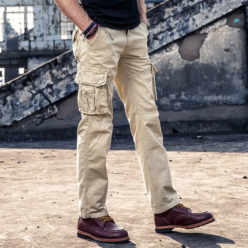 

Military Tactical Pants Men Multi-pocket SWAT Combat Army Trousers Male IX9 Waterproof Wear Resistant Cargo Joggers Big Size
