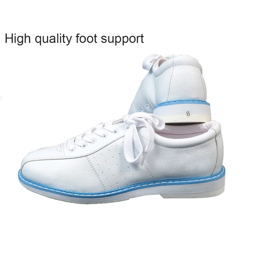 White Bowling Shoes For Men Women Unisex Sports Beginner Bowling Shoes Sneakers Drop Shipping