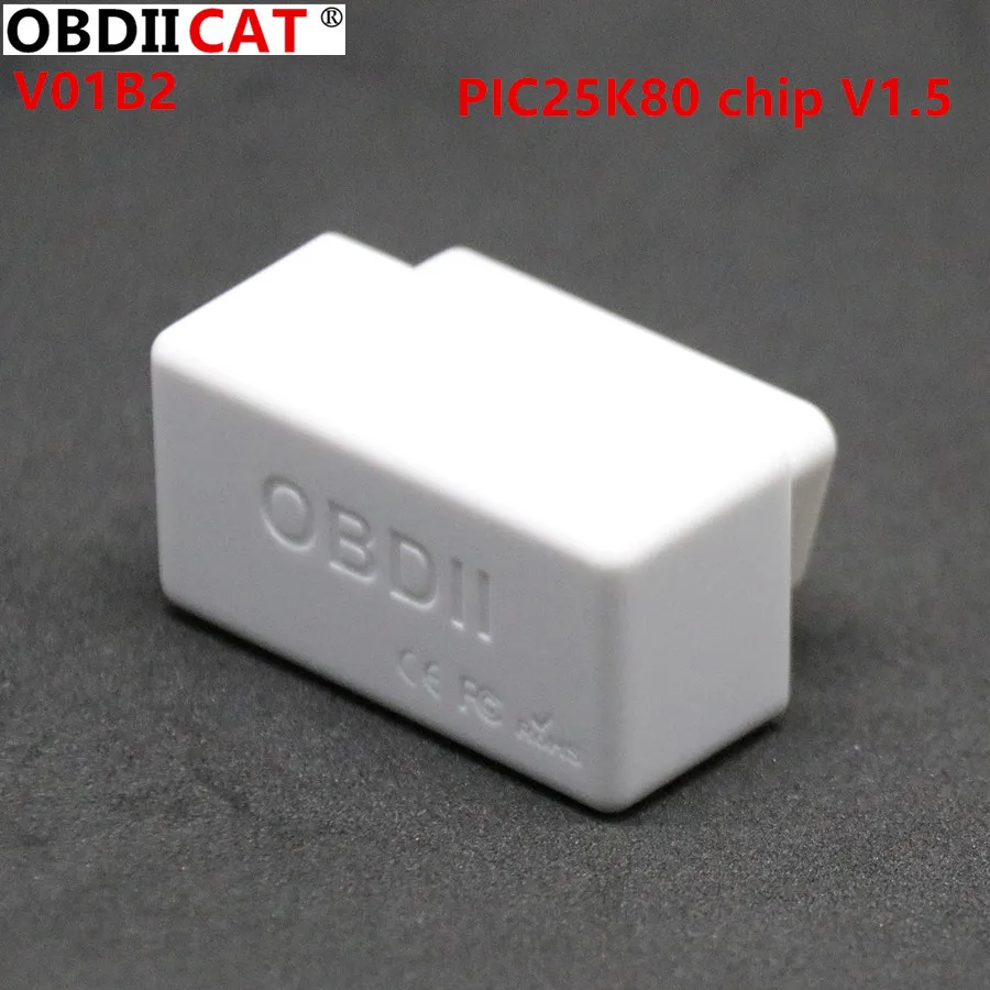 OBDIICAT новейший ELM327 V1.5 Mini PIC18F25K80 чип ODB2 адаптер ELM 327 Автоматическая диагностика для