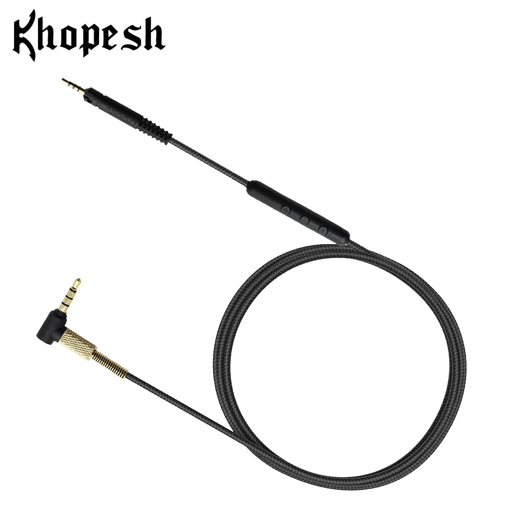 Khopesh замена наушники кабель для Sennheiser ATH-M50x ATH-M40x ATH-M70x шнуры для наушников для АТХ M50x АТХ M70x аудио кабель